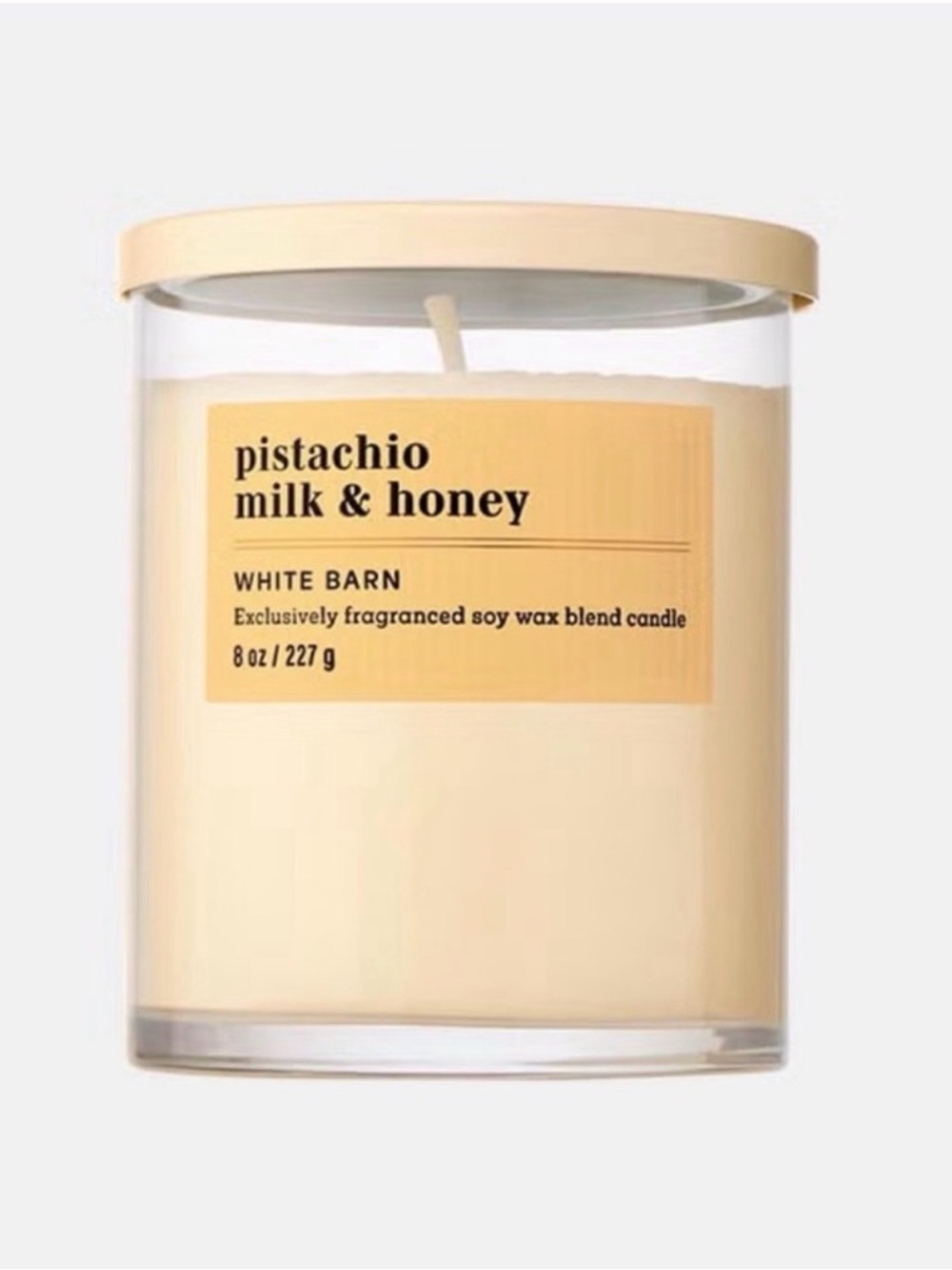 Bath & Body Works Pistachio Milk
& Honey Candle